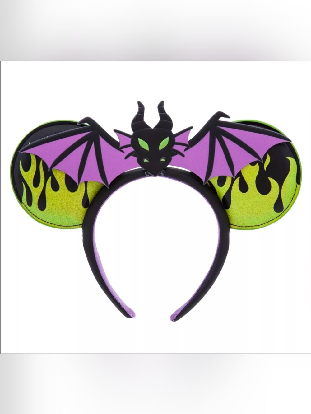 DisneyParks Maleficent as Dragon Ears Headband for Adults, Sleeping Beauty NWT